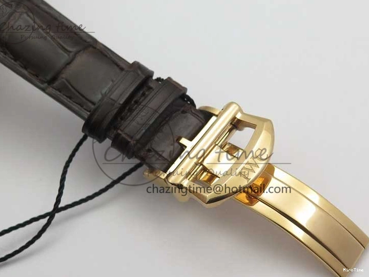 MIROTIME 0729 Efficient Portofino Chrono RG ZF 1:1 Best Edition White Dial on Brown Leather Strap A 7151